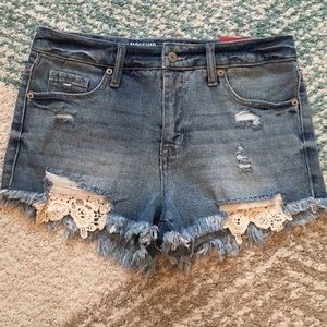 NEW High Rise Jean Shorts